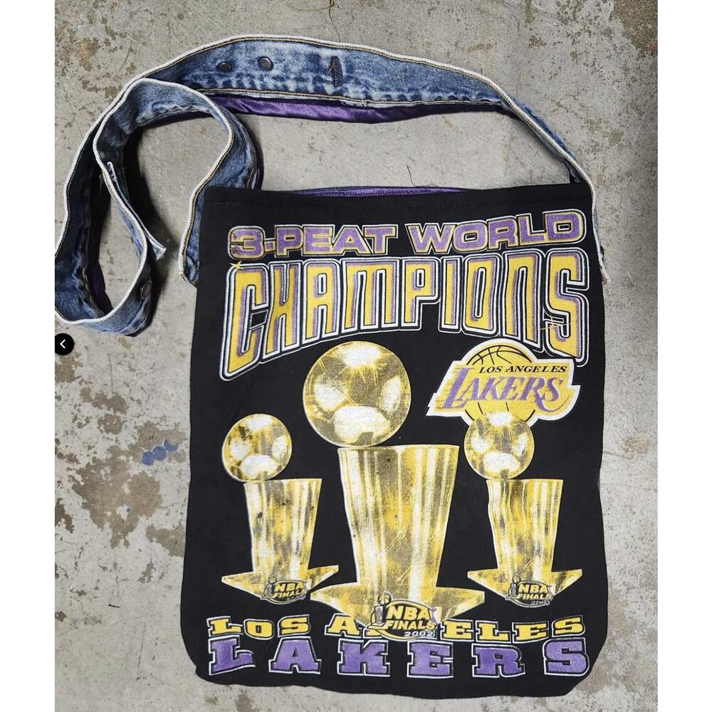 Deconstructed Lakers Championship Shoulder Bag